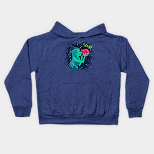 Bubble gum Witch Kids Hoodie